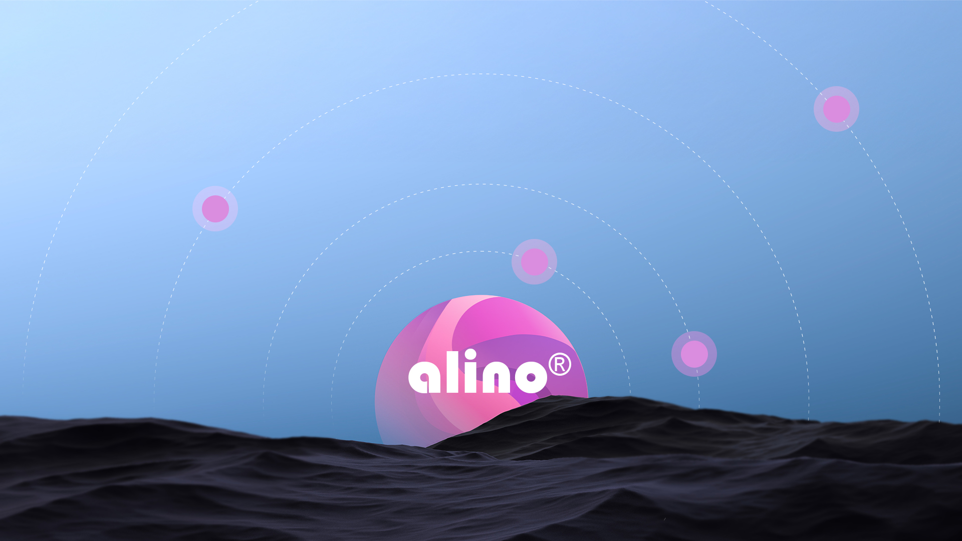 Dekoratives Headerbild: Der alino®-Mond geht auf